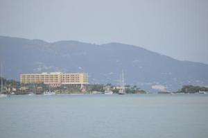 achorage off corfu old town