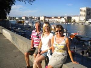 Mo Pam and Alan in Zadar