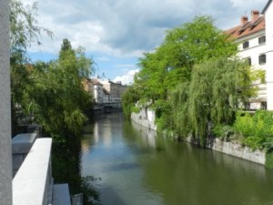 Looking down river in the Old Town