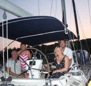 BBQ night group photo