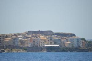 corfu old town from the sea 2