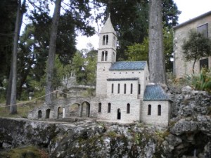 miniature on monastery island Miniature in the monastery grounds