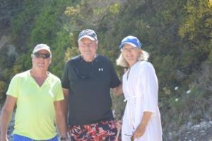 Nigel Bill Cheryl in Lakka