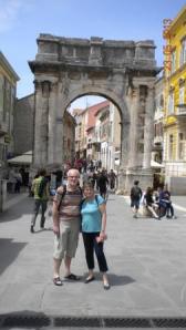 Peter and Sharon in Pula